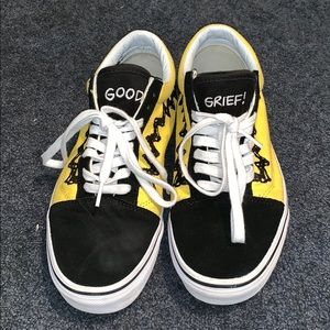 Like new Limited Edition Charlie Brown Vans